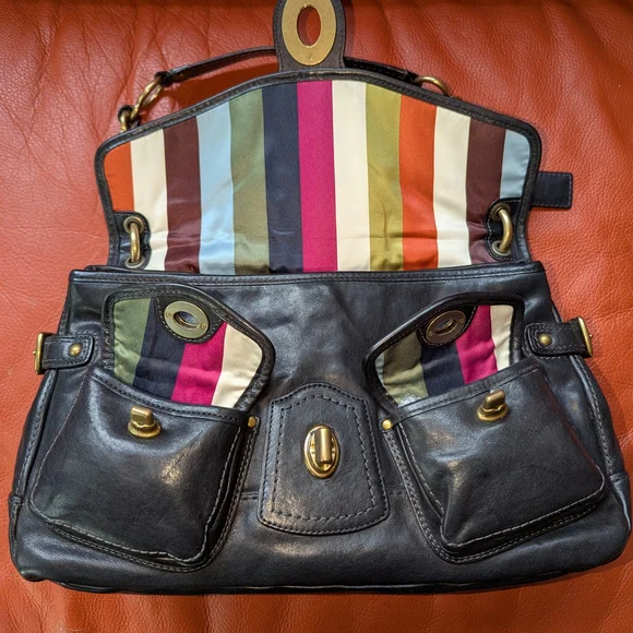 Legacy Leigh Bag 11128 with Striped Interior 65th Anniversary edition! - Picture 1 of 9